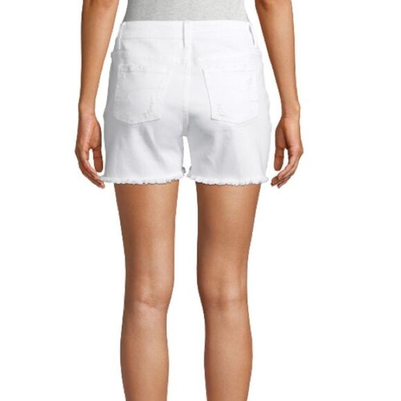White Denim Shorts - Picture 6 of 8